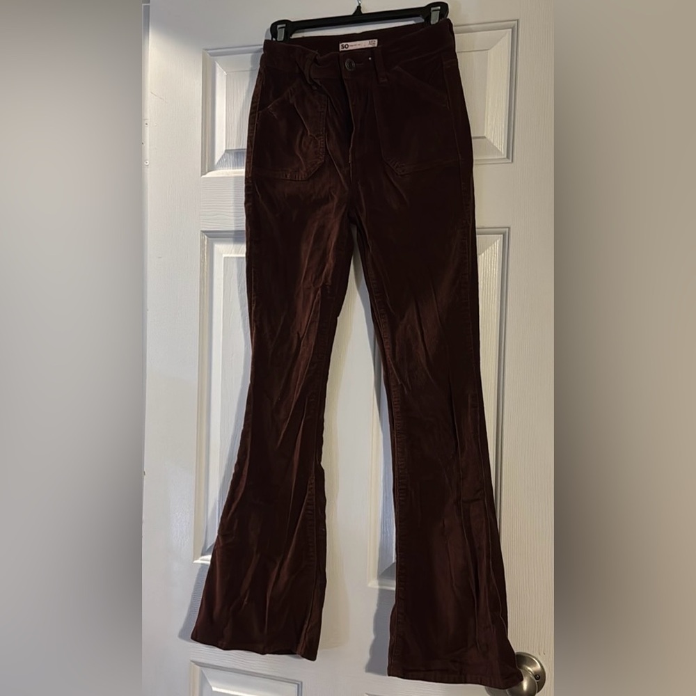 High Rise Flare Corduroy pants